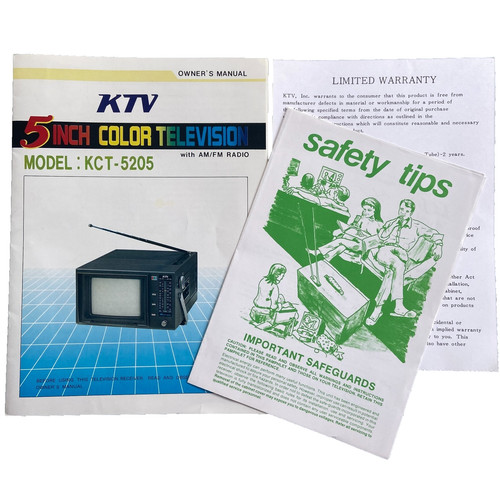 Ktv inch color television - ktv,