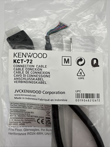 Kct kenwood programming - kct-72,